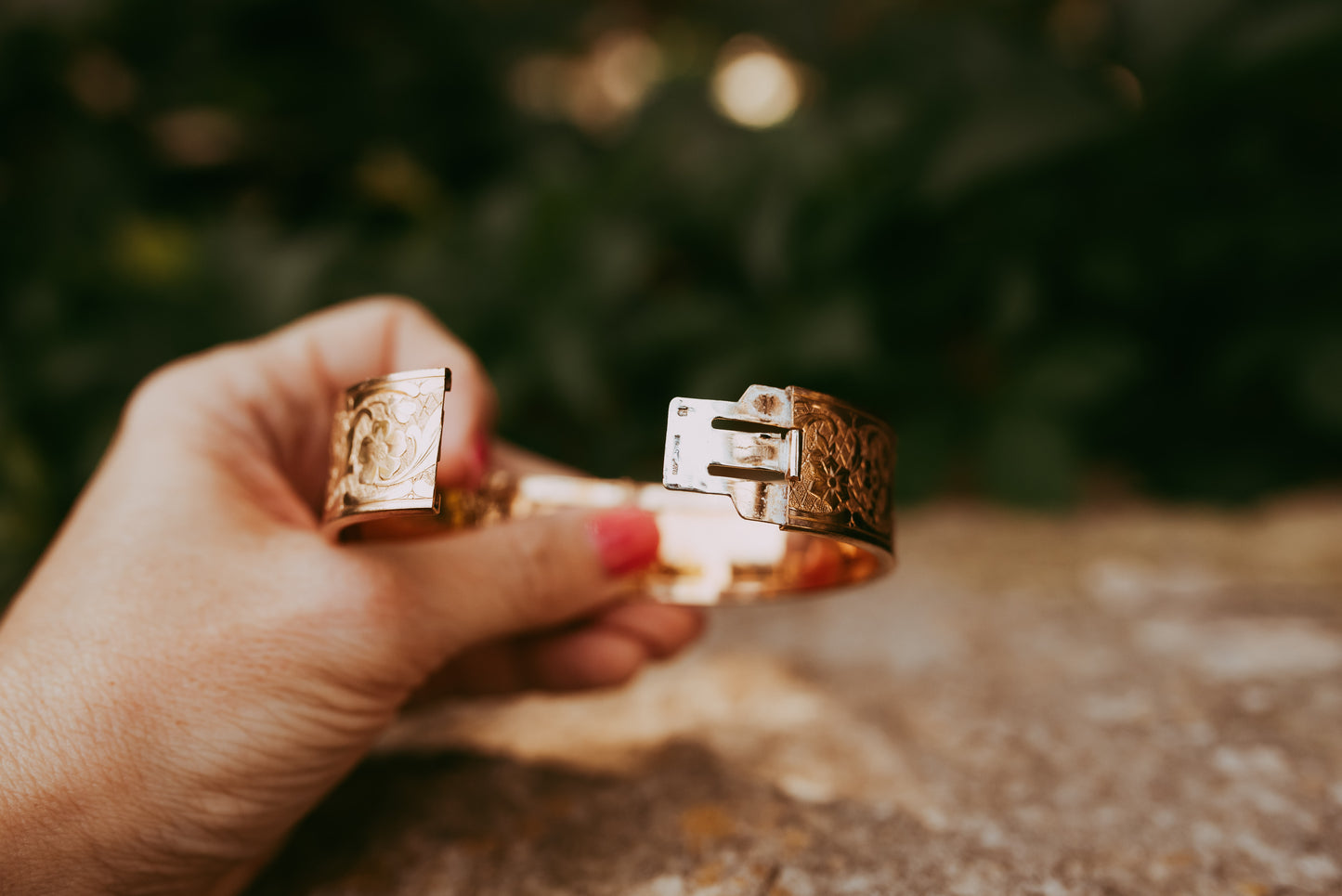 My Darling Juliet | French Victorian Rose-Gold Filled Floral Bracelet