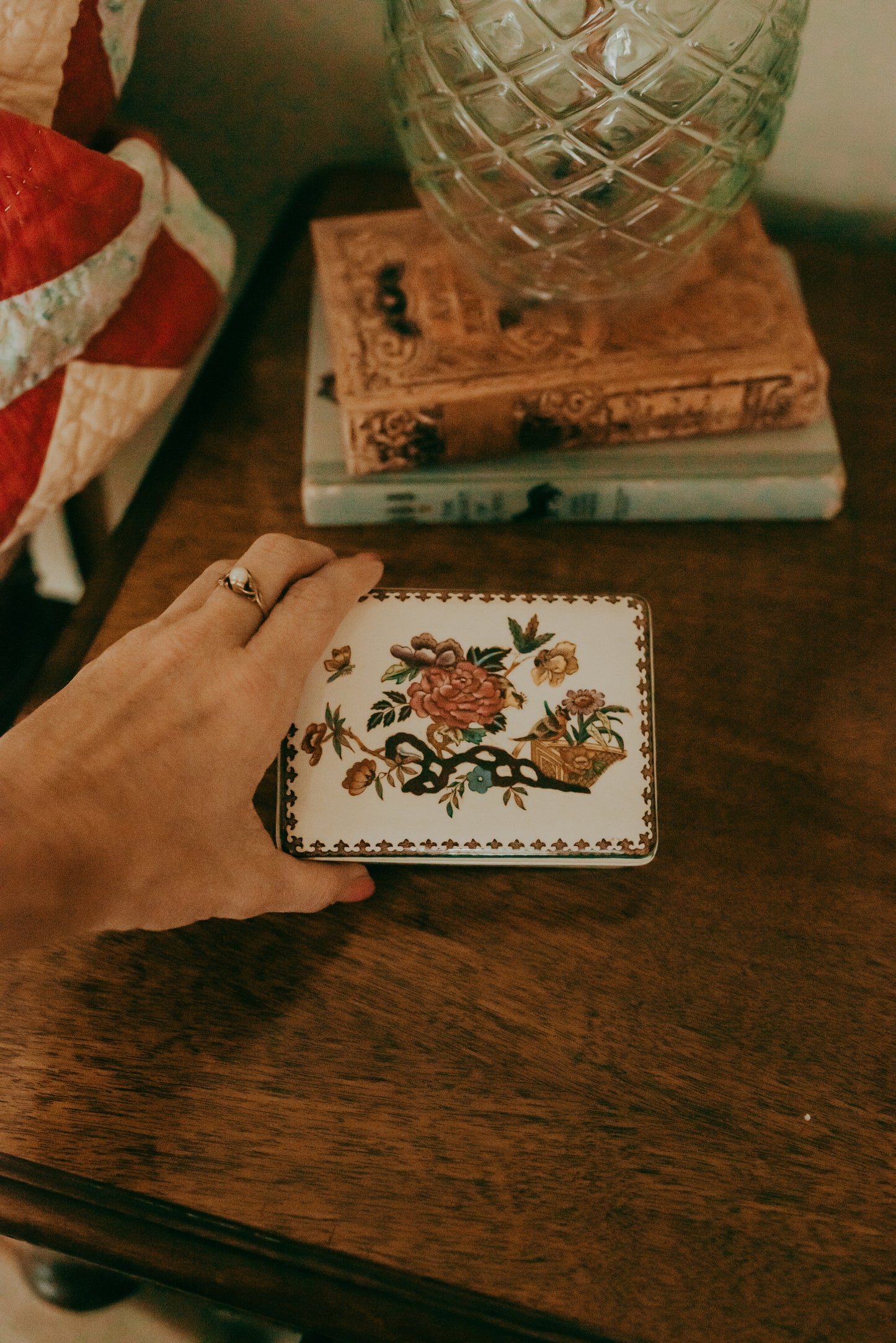 My Darling Juliet | Vintage Wedgwood Chinoiserie Trinket Box
