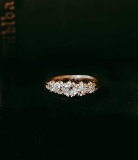 My Darling Juliet | Victorian 5-Stone Diamond Ring, circa 1868