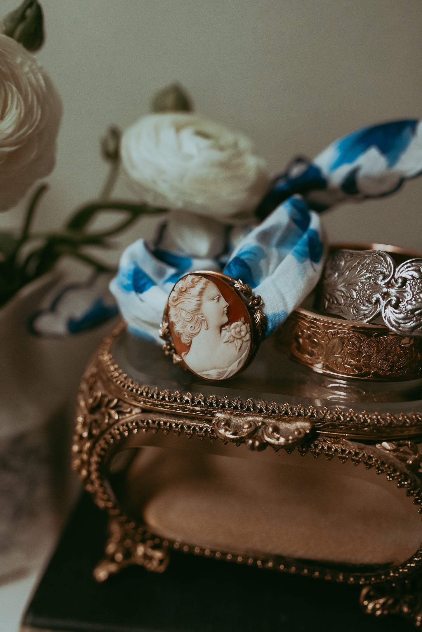 My Darling Juliet | Vintage Van Dell Cameo Brooch / Pendant