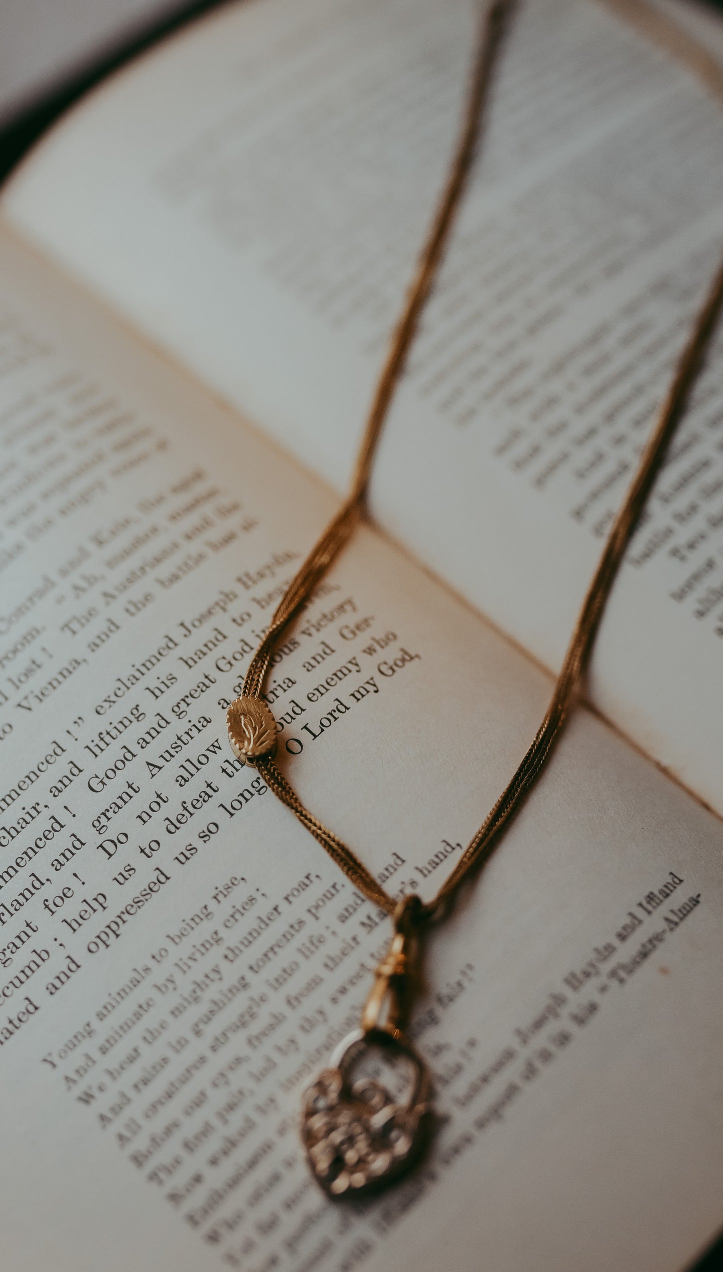 My Darling Juliet | Antique Victorian Gold-Filled Double Watch Chain Necklace with Slide