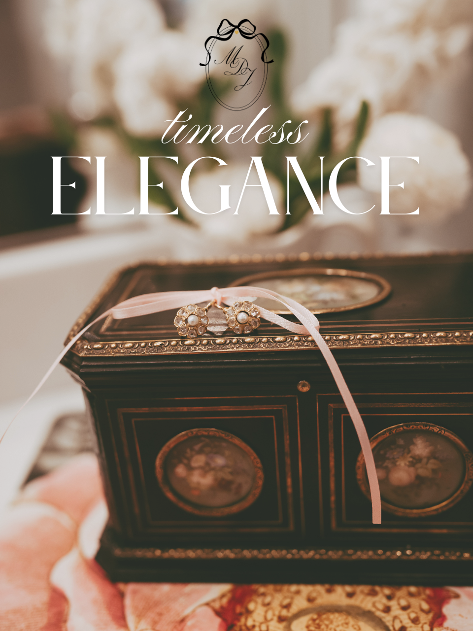 My Darling Juliet | Antique French Diamond & Pearl Dormeuse Earrings