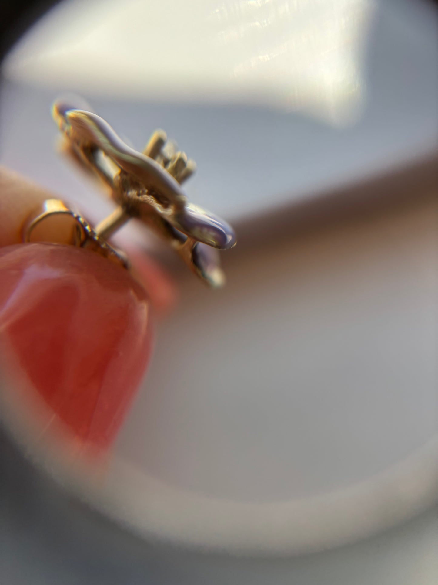 My Darling Juliet | Vintage Enamel and Diamond Pansy Earrings